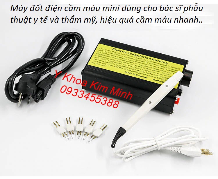 Máy đốt điện cầm máu dùng trong phẫu thuật thẩm mỹ mắt và tiểu phẫu y tế