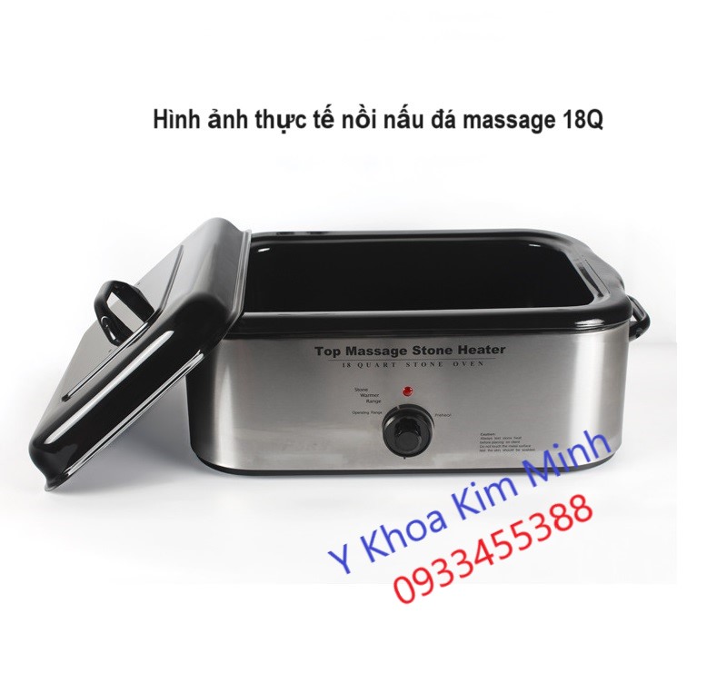 Nồi nấu đá massage chuyên nghiệp 18 lít