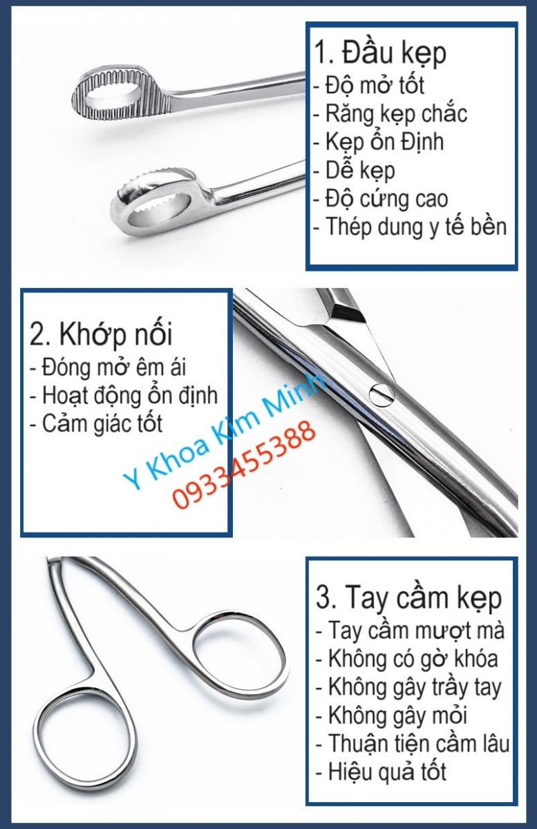 Thông số kỹ thuật pen kẹp đặt nội khí quản bán ở Kim Minh