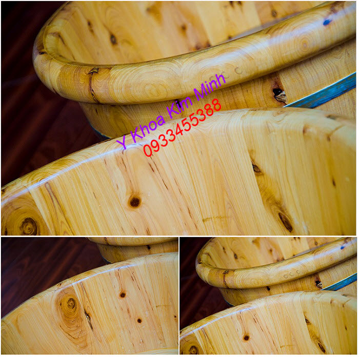 Thông số kỹ thuật bồn gỗ ngâm chân bán tại Y khoa Kim Minh