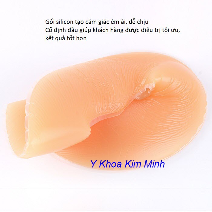 Thông tin về gối silicon dùng cho giường massage thẩm mỹ, giường y tế chăm sóc người bệnh - Y khoa Kim Minh