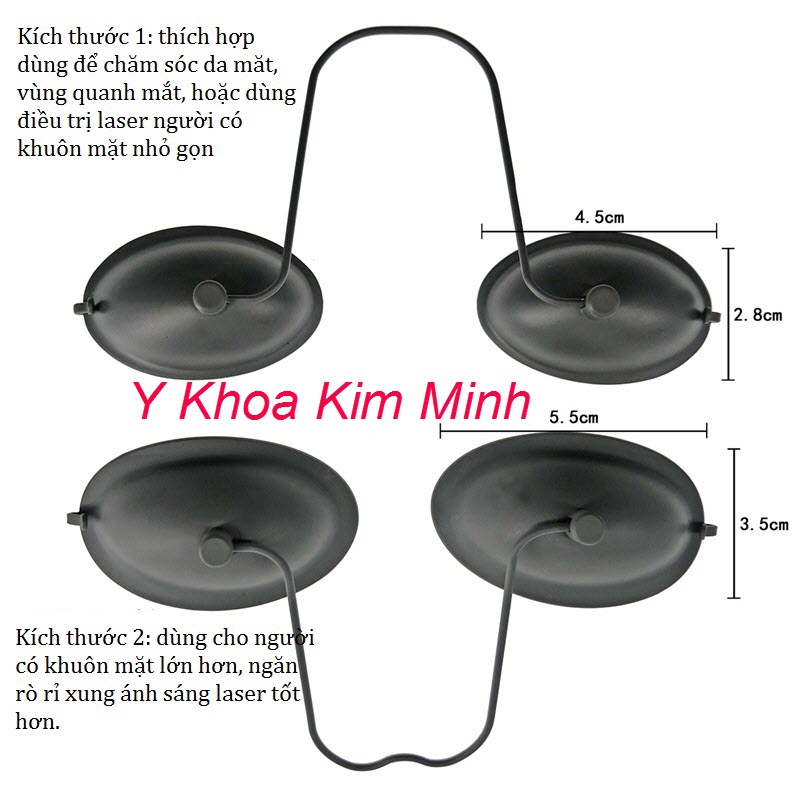 Cách chọn kích thước kính chống tia laser cho người điều trị thẩm mỹ