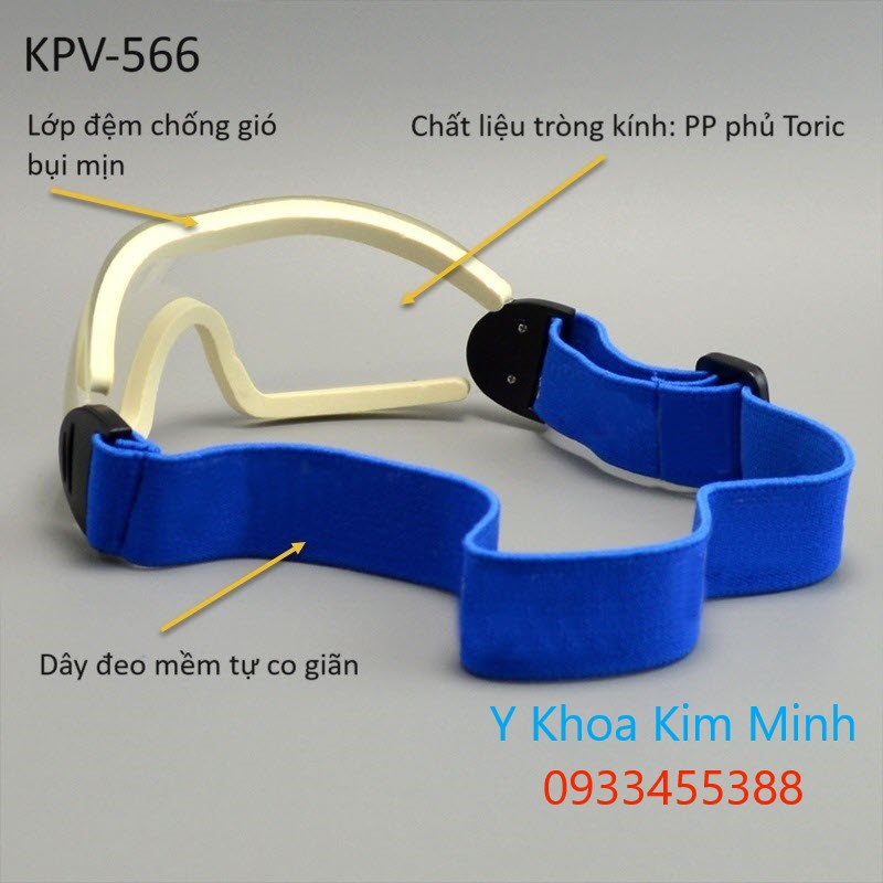 Mắt kính bảo vệ mắt sau khi mổ phẫu thuật bệnh nhân về nhà nghĩ dưỡng KPV-566