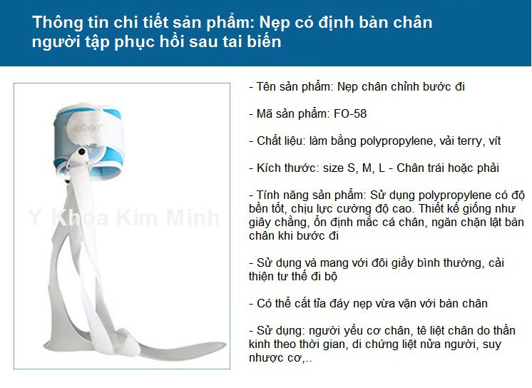 Thong tin cua nep chan tap di cho nguoi bi tai bien - Y khoa Kim Minh