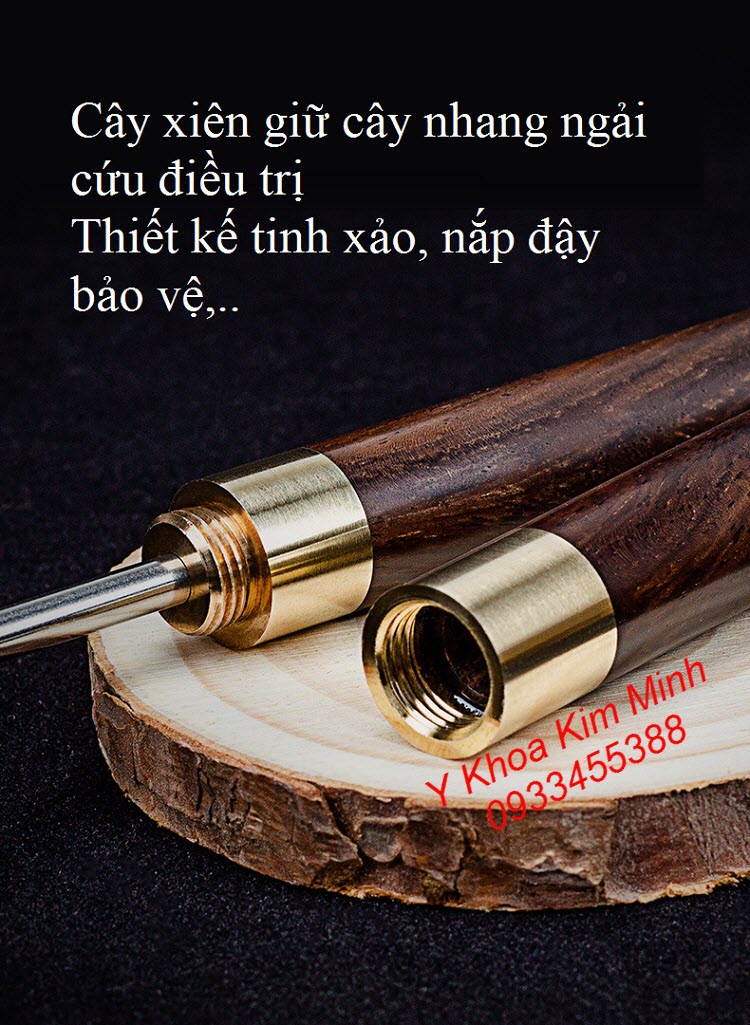 Thông tin về cây xiên giữ nhang ngải cứu khi hơ đốt nóng nhang ngải điều trị - Y khoa Kim Minh