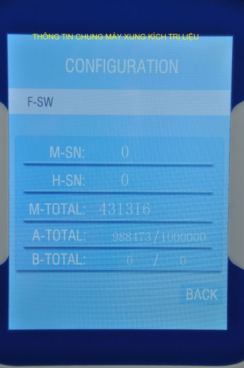 Thông tin chung máy xung kích trị liệu - Y khoa Kim Minh 0933455388