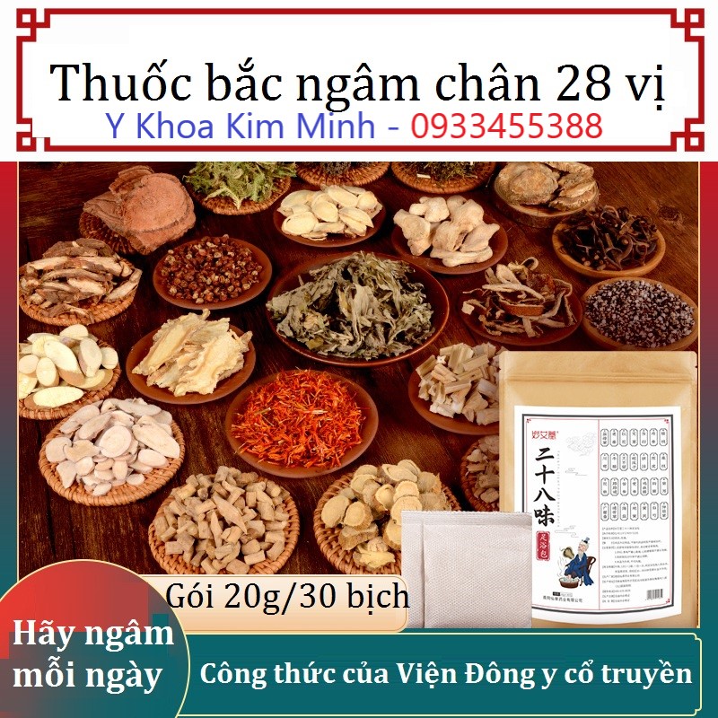 Địa chỉ bán gói thuốc bắc ngâm chân 28 vị bán ở Tp.HCM