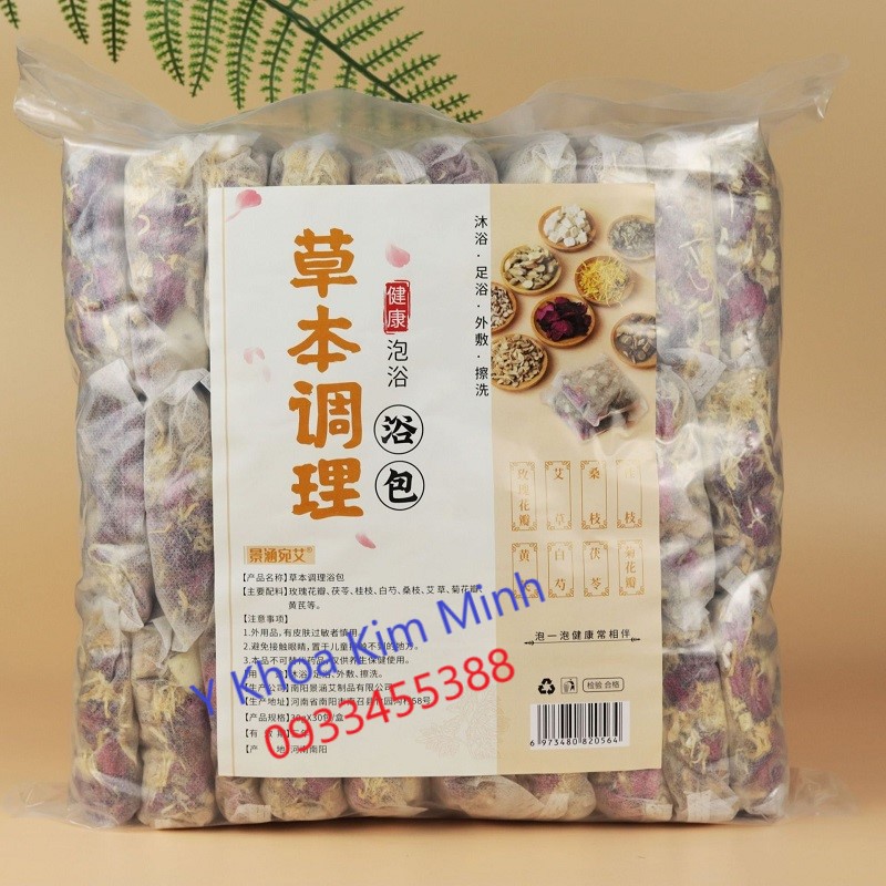 Túi thuốc bắc ngâm chân 8 vị cánh hoa hồng bán ở Y Khoa Kim Minh