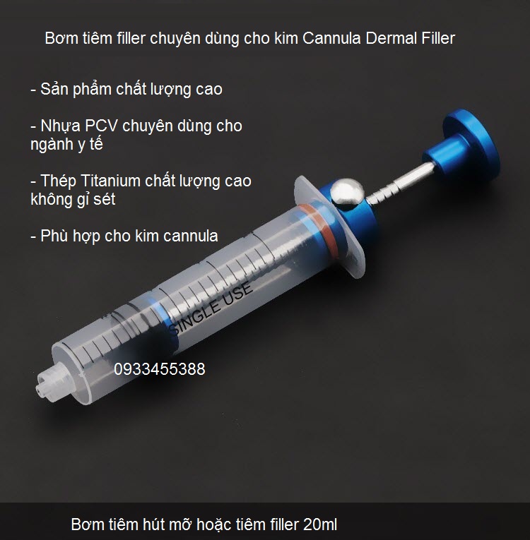 Bom tiem dung cho tiem cannula hut mo va tiem filler ban tai tp hochiminh - Y Khoa Kim Minh 0933455388