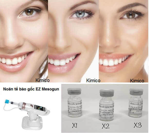 Tiêm tế bào gốc trẻ hóa trắng da bằng súng tiêm EZ Mesogun Kim Minh tại tp hochiminh