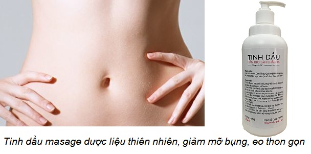 Tinh dau massage giam mo bung eo thon nhap khai Thai Lan Y Khoa Kim Minh ban tai tp hochiminh