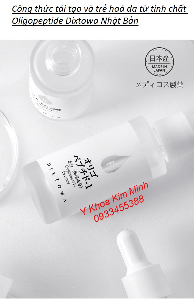 Tinh chất tái tạo, trẻ hoá da Oligopeptide Dixtowa Nhật Bản
