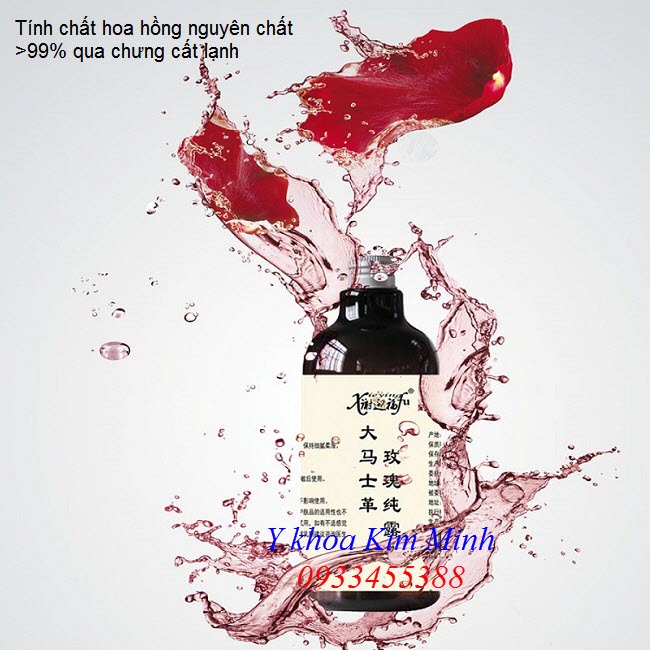 Tinh chất hoa hồng chăm sóc da mặt 500ml - Y khoa Kim Minh 0933455388