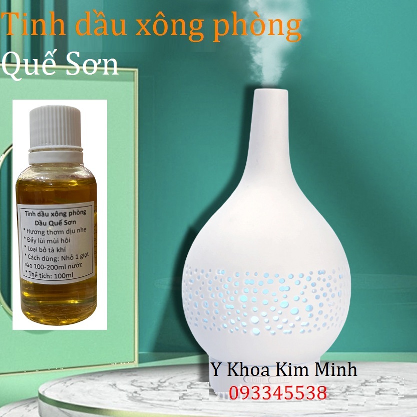 Tinh dầu xông Quế Sơn dùng xông phòng bán ở Y Khoa Kim Minh