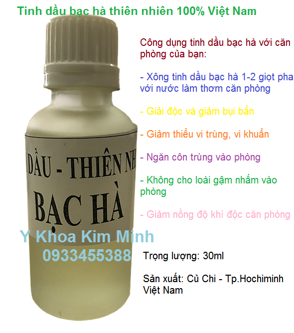 Kim Minh ban tinh dau bac ha thien nhien Viet Nam xong phong voi may xong tinh dau ultrasonic 