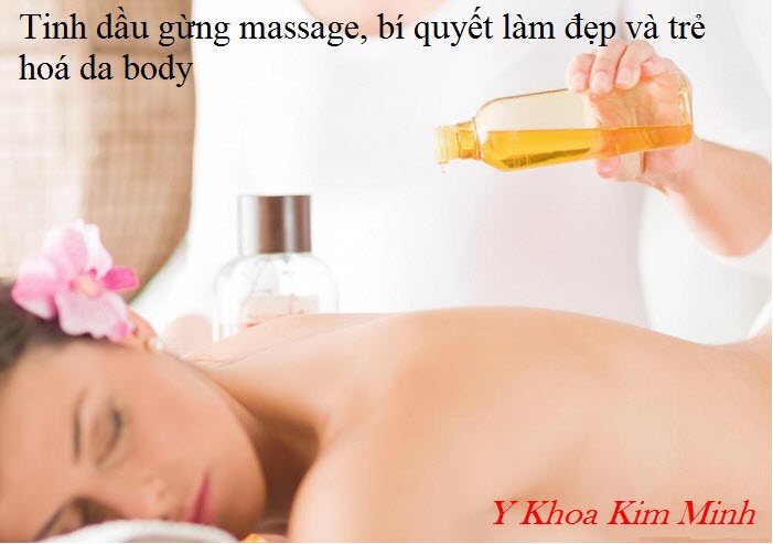 Tinh dầu gừng nguyên chất massage giảm béo body dung tích 1000ml - Y Khoa Kim Minh Tinh dầu gừng massage giảm béo body dùng cho spa và thẩm mỹ viện bán tại Tp.HCM - Y Khoa Kim Minh