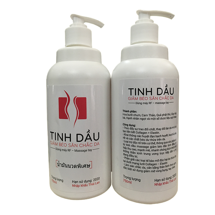 Dia chi ban tinh dau massage giam beo di may RF nhap khau Thai Lan y khoa kim minh