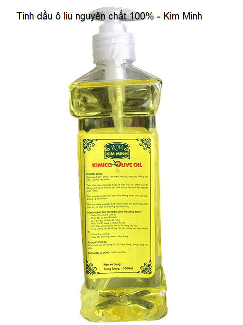 Tinh dau nguyen chat o liu chuyen dung massage body - Y Khoa Kim Minh 0933455388