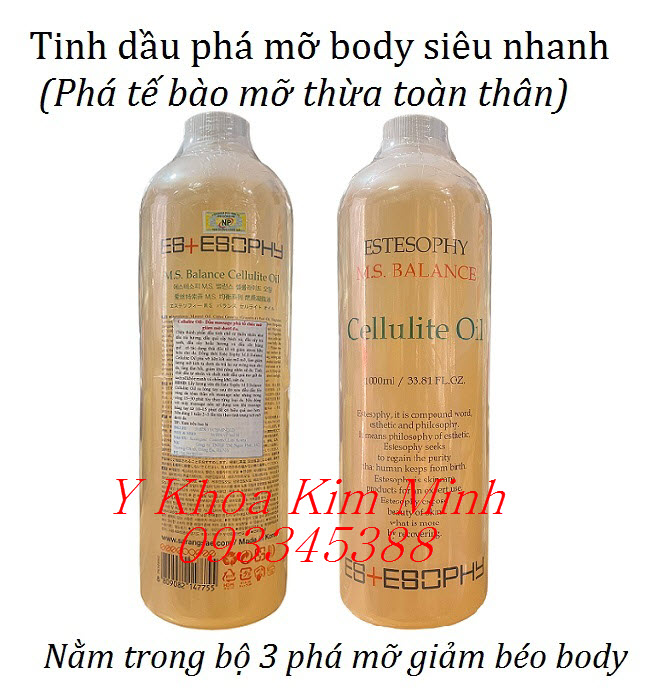 Tinh dầu phá mỡ giảm béo của Hàn Quốc Estesophy MS Balance
