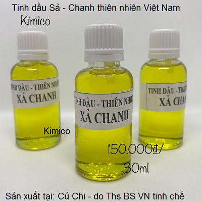 Tinh dầu sả chanh thiên nhiên dùng xông phòng - Y Khoa Kim Minh 0933455388