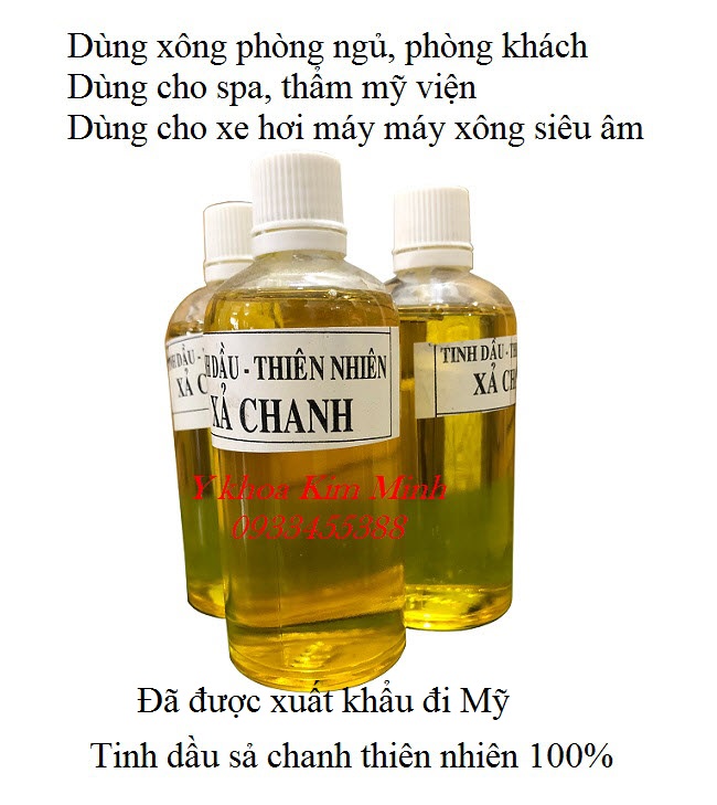Tinh dau sa chanh o dau ban chat luong va an toan - Y khoa Kim Minh