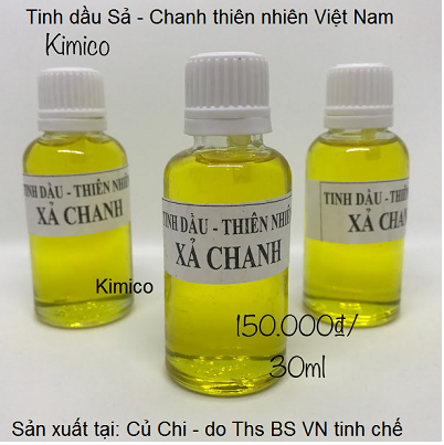 Tinh dầu xông phòng sả chanh thiên nhiên Việt Nam - Y khoa Kim Minh 0933455388