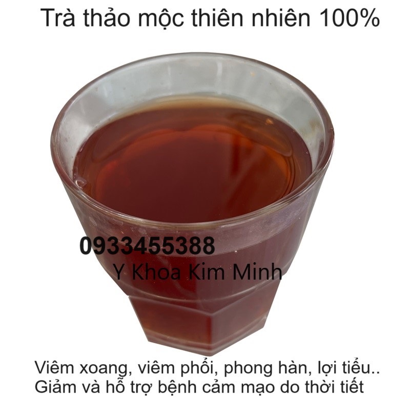 Trà thảo mộc hỗ trợ điều trị viêm xoang mạn tính