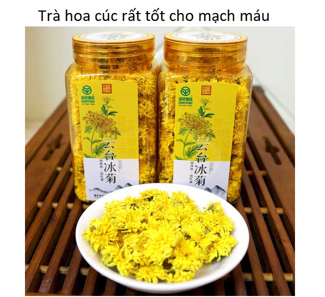 Uống trà hoa cúc vào buổi sáng rất tốt cho mạch máu