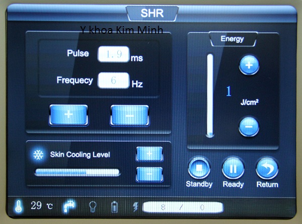 may triet long nhanh KEX-710 y khoa kim minh nhap khau