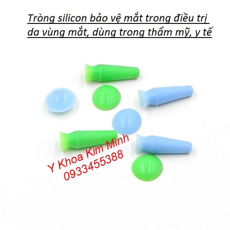 Tròng silicon bảo vệ mắt khi phẫu thuật thẩm mỹ vùng mắt