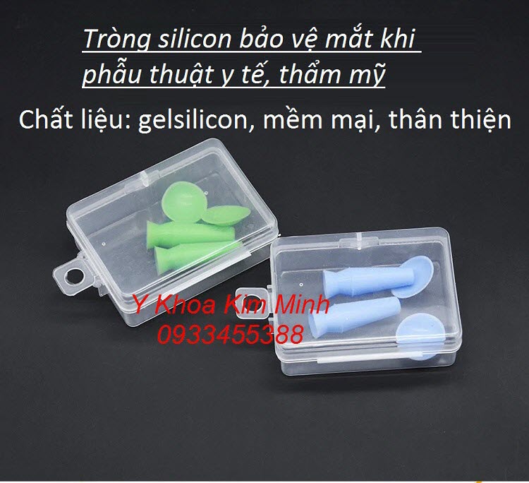 Tròng silicon bảo vệ mắt trong phẫu thuật y tế và thẩm mỹ nhập khẩu Hàn Quốc