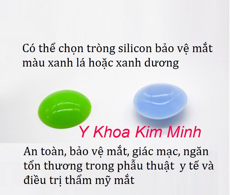 Trong silicoon bảo vệ mắt trước khi phẩu thuật y tế, cắt mí mắt, lấy mỡ mắt