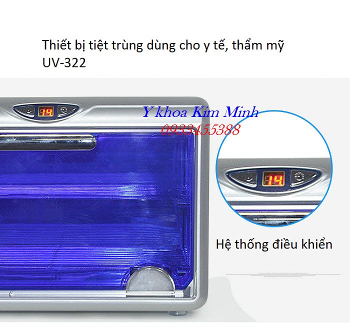 Chỉnh thời gian, an toàn, hiệu quả - Y Khoa Kim Minh Tủ UV tiệt trùng có chỉnh thời gian bán tại Y Khoa Kim Minh