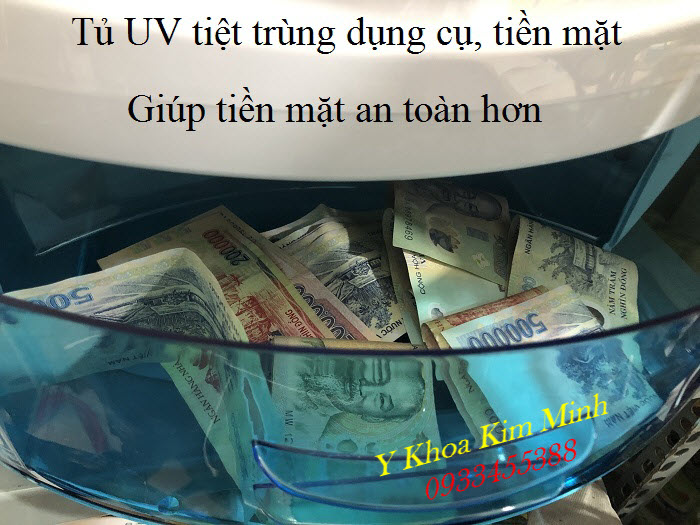 Tủ UV tiệt trùng tiền mặt giúp tiêu diệt Virus và vi khuẩn giúp bạn an toàn hơn khi tiết xúc