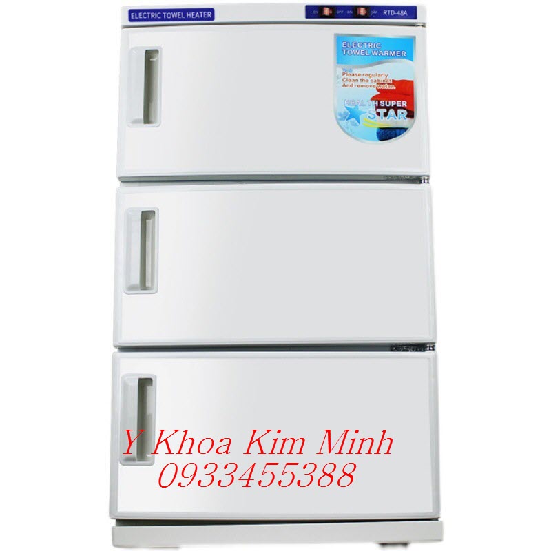 Tủ hấp tiệt trùng khăn 3 tầng Kim Minh