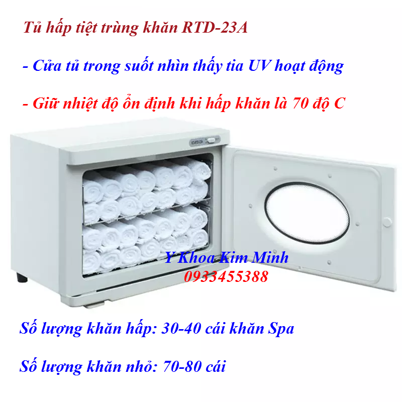 Tu hap tiet trung khan UV 23 lít RTD-23A bán tại Y khoa Kim Minh 0933455388