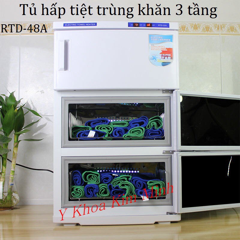 Tủ hấp tiệt trùng khăn chăm sóc da mặt