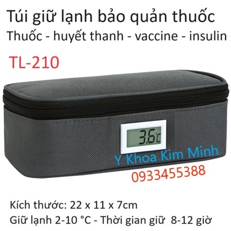Click hình xem chi tiết sản phẩm Túi bảo quản lạnh insulin y tế dùng tiêm chích người bệnh tiểu đường