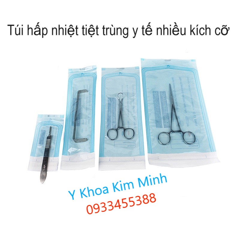 Túi chứa pen kéo nhíp y tế, dụng cụ y khoa đi hấp tiệt trùng ướt khô