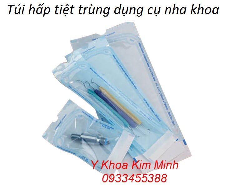 Túi hấp tiệt trùng dụng cụ y tế dùng trong nha khoa
