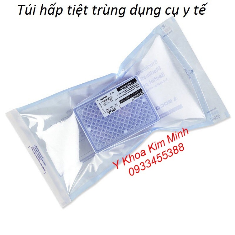 Túi nhựa hấp tiệt trùng ống nghiệm, ống lấy máu PRP dùng trong phẫu thuật thẩm mỹ