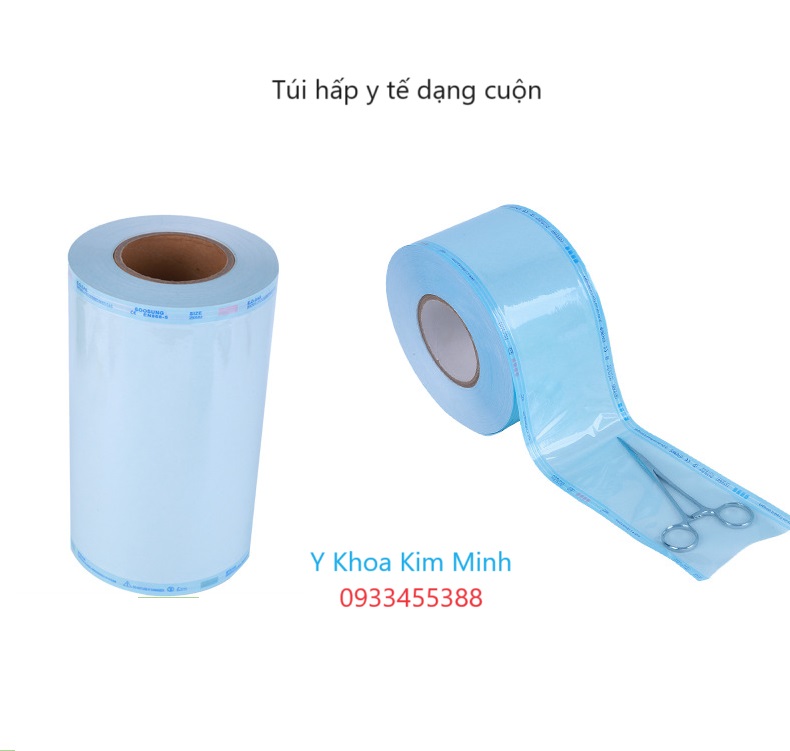 Túi hấp y tế dạng cuộn dùng để hấp pen kéo dụng cụ y tế phẫu thuật bán ở Tp.HCM