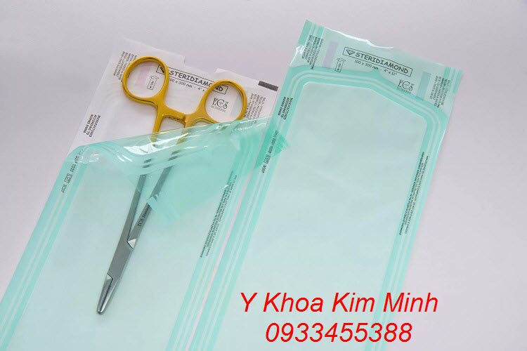 Túi nhựa dùng đựng pen kéo hấp tiệt trùng dùng 1 lần bán tại Y Khoa Kim Minh