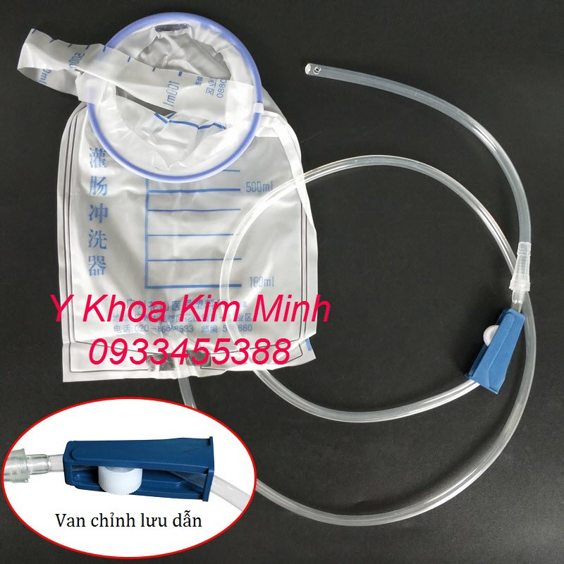 Bộ dụng cụ tháo thụt phân qua đường hậu môn