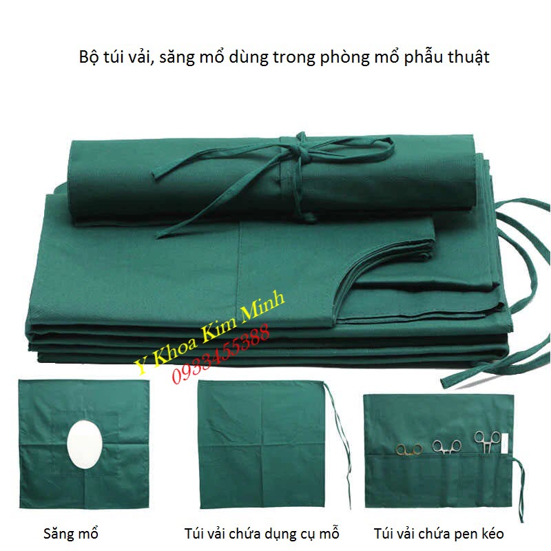 Túi vải, săng mổ y tế bán giá sỉ tại Tp Hồ Chí Minh - Y Khoa Kim Minh
