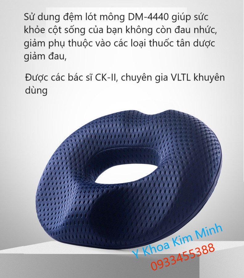 Đệm lót mông cho người đau cột sống DM-4440 bán ở Y khoa Kim Minh