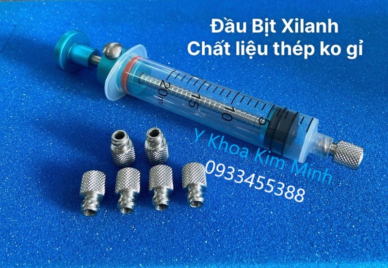 Đầu bịt bơm tiêm hút mỡ xi lanh 20cc, 50cc dùng hút mỡ tự thân phẫu thuật thẫm mỹ