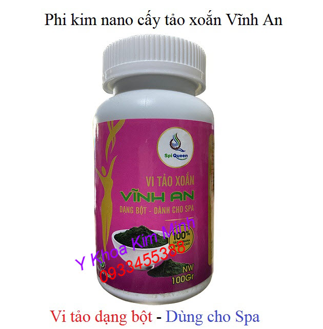 Bột vi tảo xoắn Vĩnh An dùng cho spa phi kim nano cấy tảo bán tại Tp.HCM - Y Khoa Kim Minh