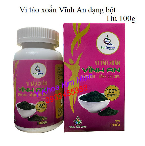 Hộp vi tảo xoắn vĩnh an dùng phi kim tái tạo da và căng bóng bán tại Y Khoa Kim Minh