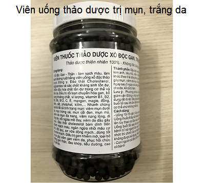 Viên uống thảo dược đông y trị mụn, trị nám, trắng sáng da tự nhiên - Y khoa Kim Minh Vien uong thao duoc tri mun trang da, vien uong thao duoc giam beo - Y Khoa Kim Minh 0933455388